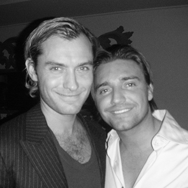 Jude Law et Cyril Peret