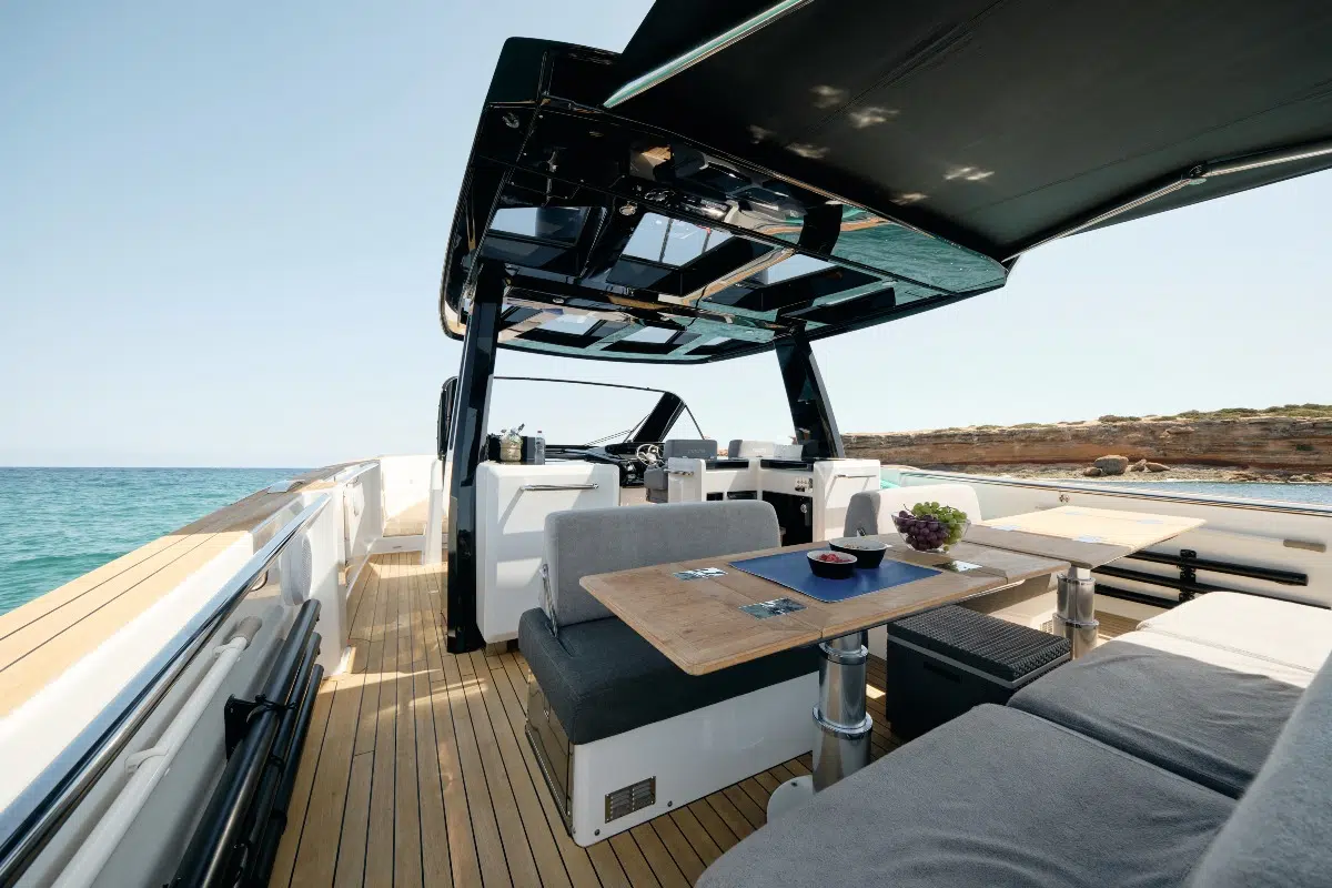 Fjord 52 luxury yacht charter in Ibiza — photo 7 | Cyril Peret