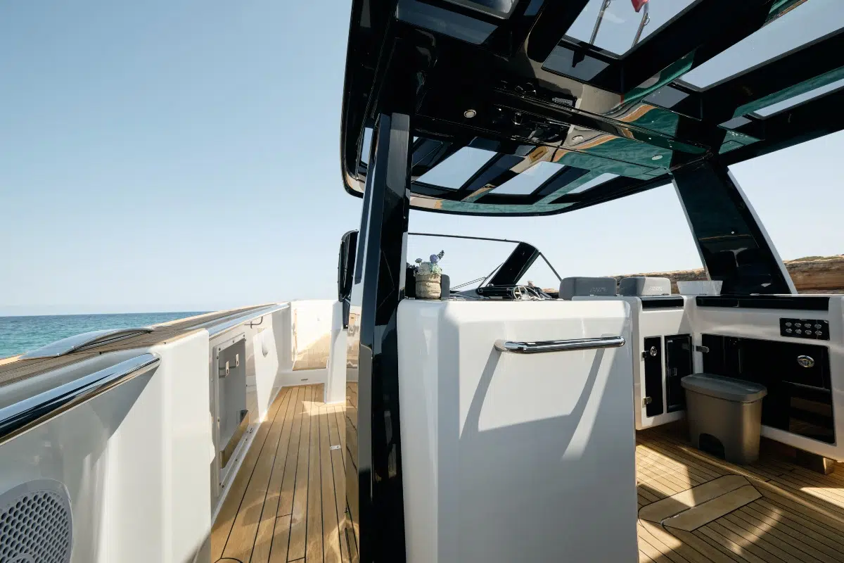 Fjord 52 luxury yacht charter in Ibiza — photo 5 | Cyril Peret
