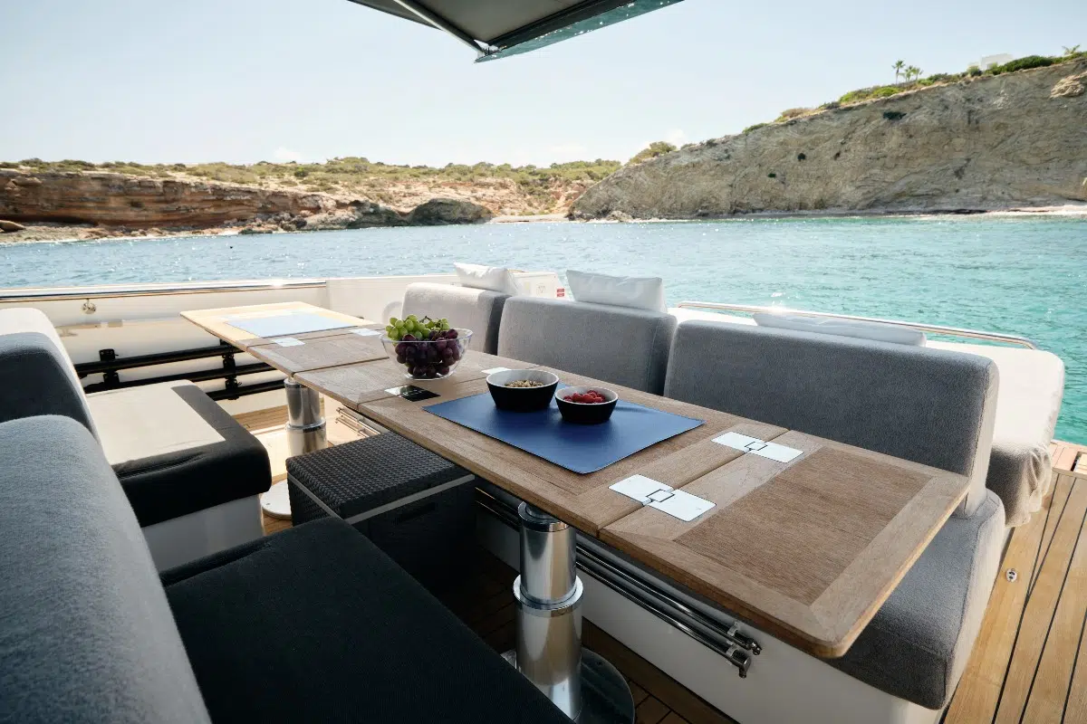 Fjord 52 luxury yacht charter in Ibiza — photo 8 | Cyril Peret