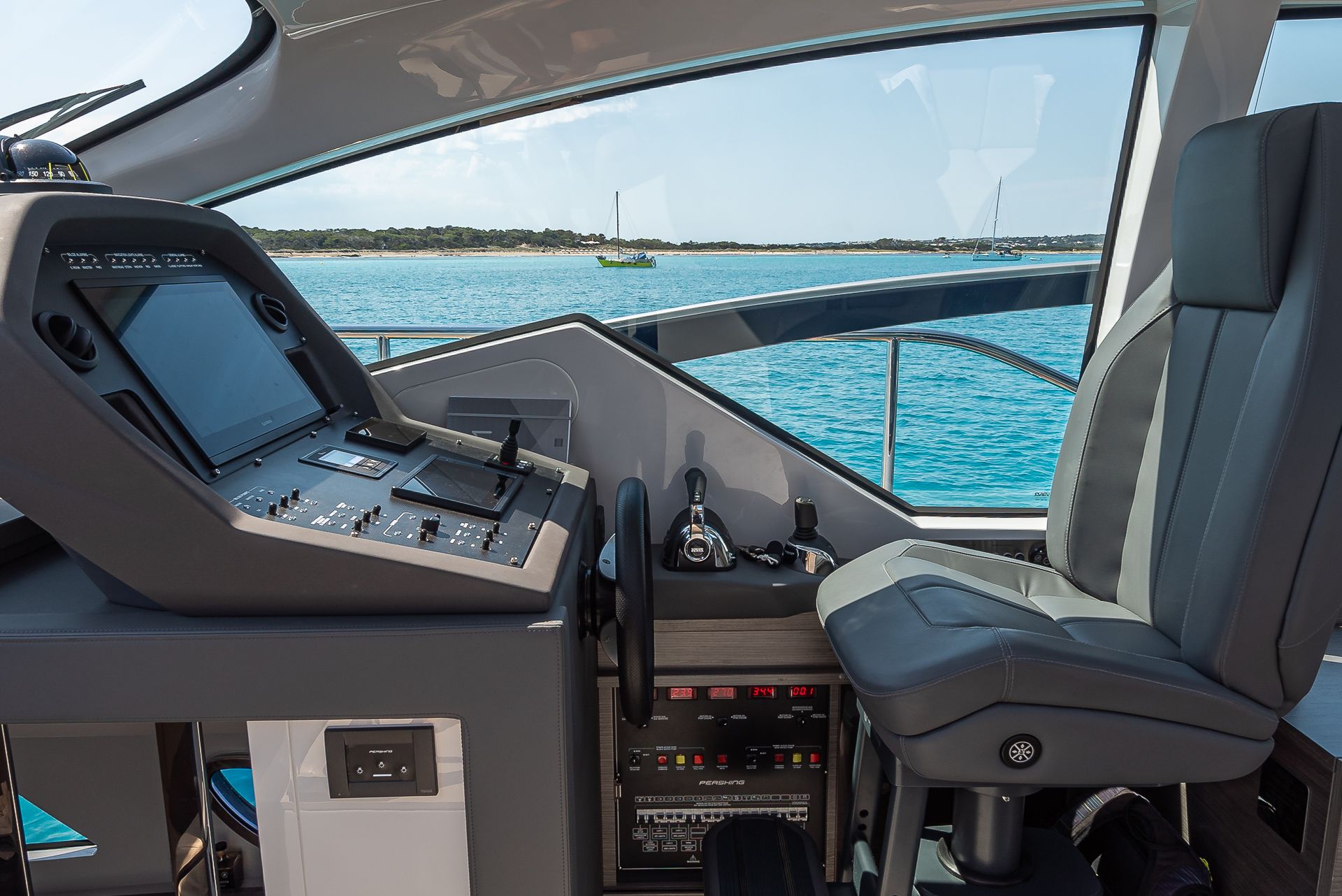 Pershing 5X luxury yacht charter in Ibiza — photo 8 | Cyril Peret