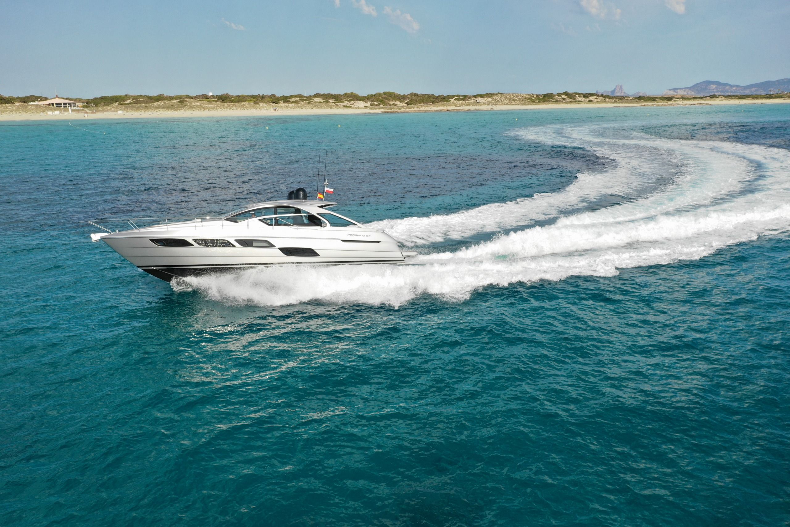 Pershing 5X luxury yacht charter in Ibiza — photo 20 | Cyril Peret