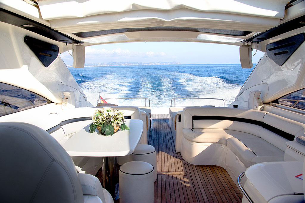 Princess V65 luxury yacht charter in Ibiza — photo 7 | Cyril Peret