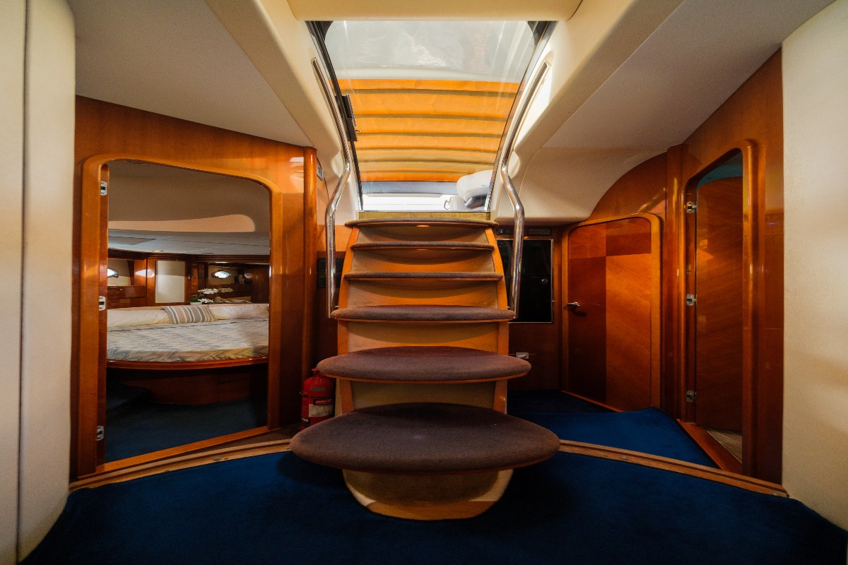 Princess V65 luxury yacht charter in Ibiza — photo 4 | Cyril Peret