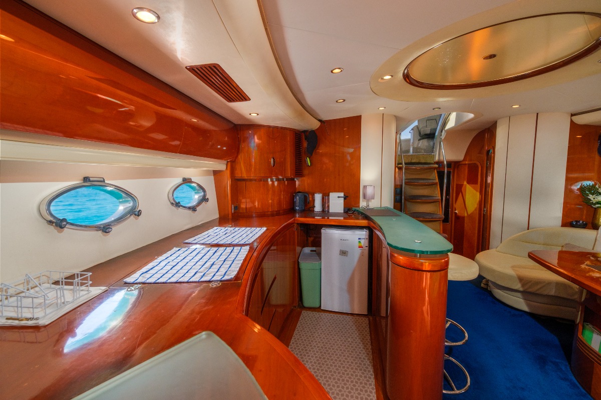 Princess V65 luxury yacht charter in Ibiza — photo 2 | Cyril Peret