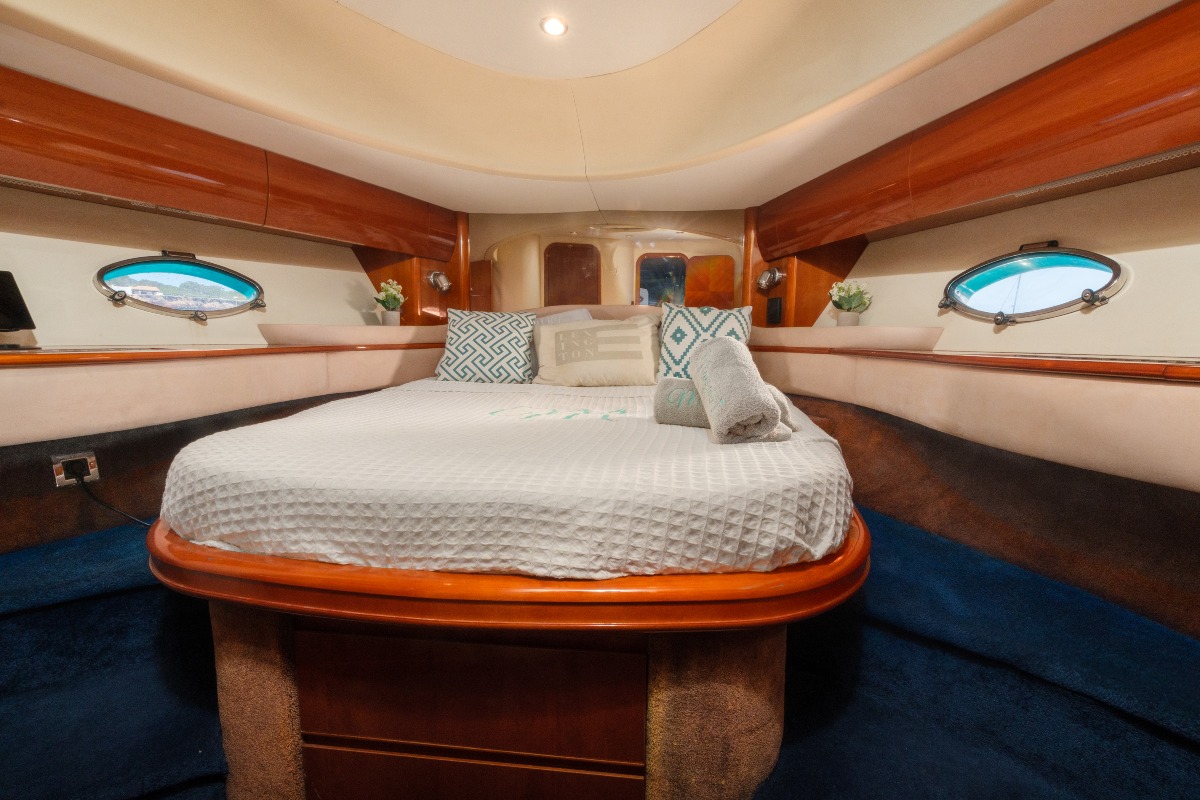 Princess V65 luxury yacht charter in Ibiza — photo 1 | Cyril Peret