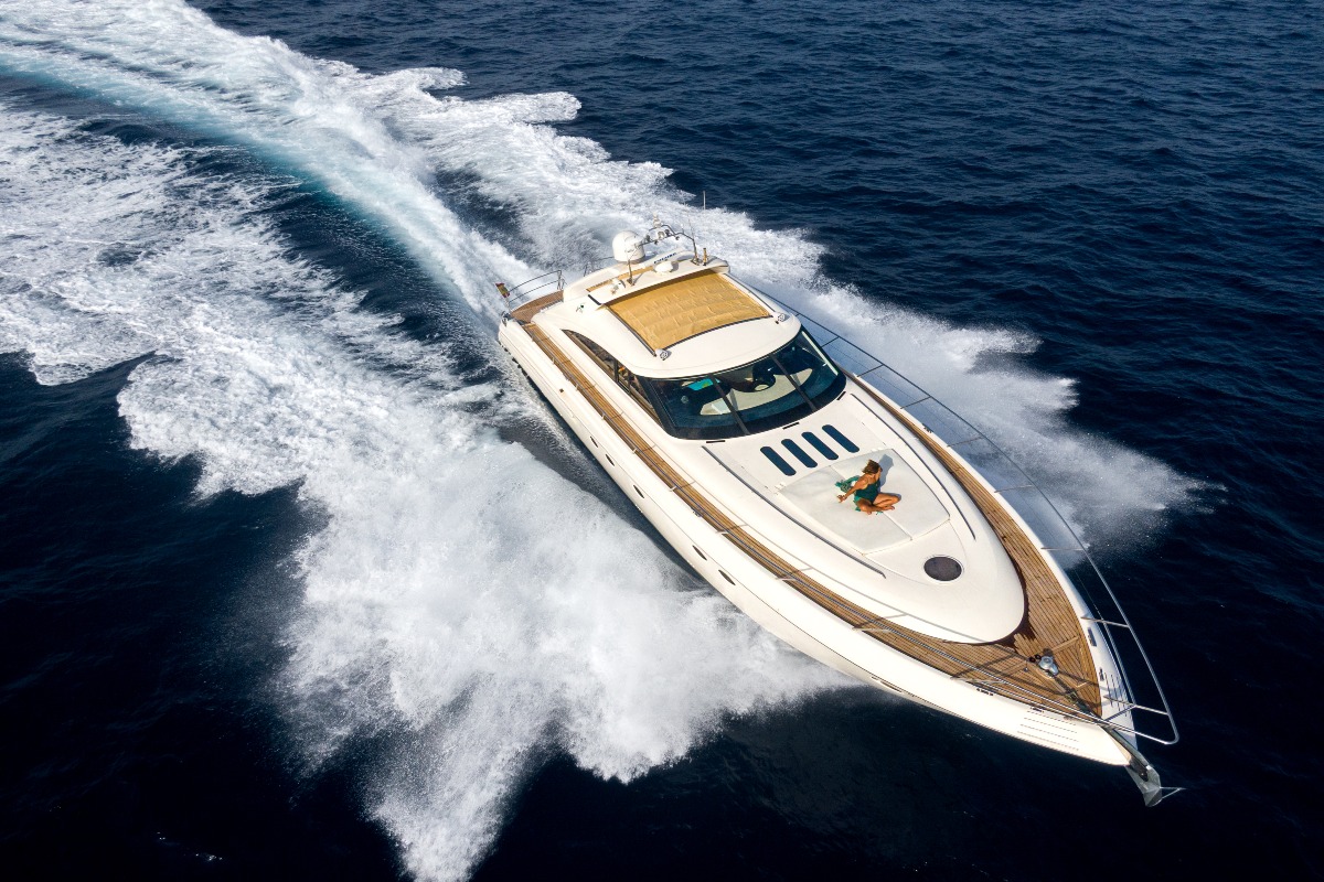 Princess V65 luxury yacht charter in Ibiza — photo 18 | Cyril Peret