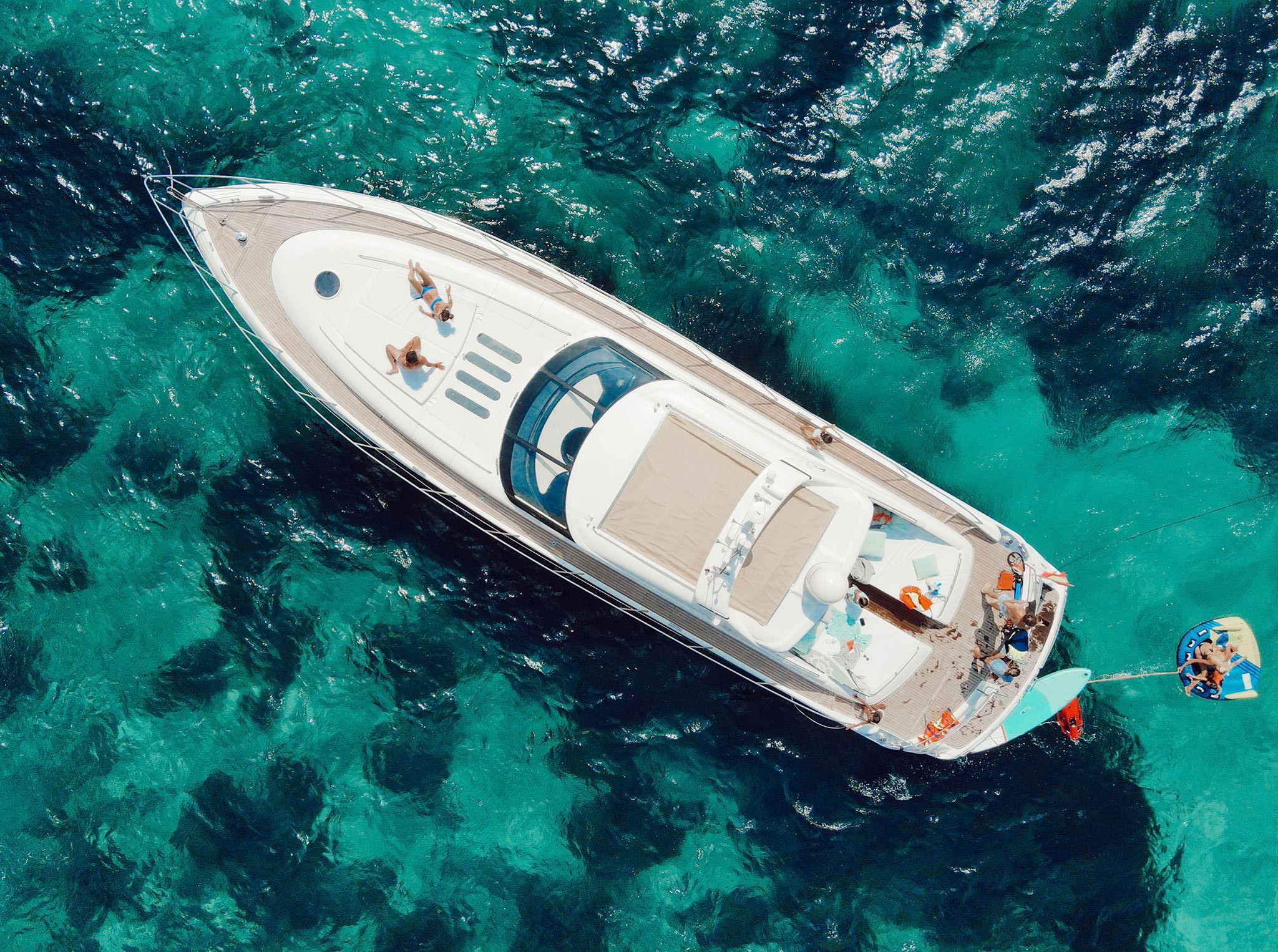 Princess V65 luxury yacht charter in Ibiza — photo 14 | Cyril Peret